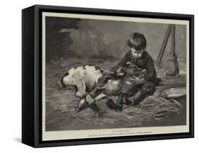 A Parting-Marianne Stokes-Framed Stretched Canvas