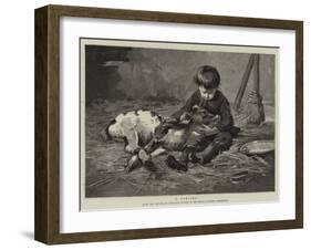 A Parting-Marianne Stokes-Framed Premium Giclee Print
