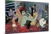 A Party at a Hotel-Zhang Yong Xu-Mounted Giclee Print