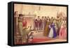 A Party Followed the Arrival of Catherine of Aragon in England to Be Married-Pat Nicolle-Framed Stretched Canvas