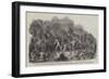 A Party of Church Missionaries, Conducted by Native Guides, Passing a Swamp in New Zealand-null-Framed Giclee Print