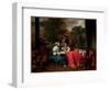 A Party on the Terrace (Oil on Canvas)-Gerbrandt Van Den Eeckhout-Framed Giclee Print