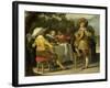 A Party Outdoors-Dirck Hals-Framed Art Print