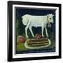 A Paschal Lamb, 1914-Niko Pirosmani-Framed Giclee Print