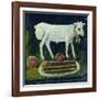 A Paschal Lamb, 1914-Niko Pirosmani-Framed Giclee Print