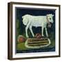 A Paschal Lamb, 1914-Niko Pirosmani-Framed Giclee Print