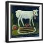 A Paschal Lamb, 1914-Niko Pirosmani-Framed Giclee Print