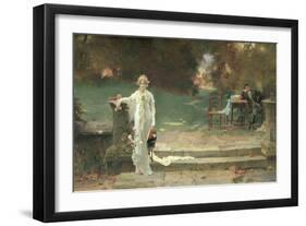 A Passing Cloud, 1891-Marcus Stone-Framed Giclee Print
