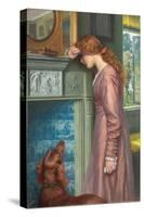 A Passing Cloud-Arthur Hughes-Stretched Canvas