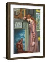 A Passing Cloud-Arthur Hughes-Framed Giclee Print