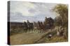 A Passing Coach-Heywood Hardy-Stretched Canvas