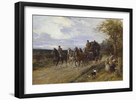 A Passing Coach-Heywood Hardy-Framed Giclee Print