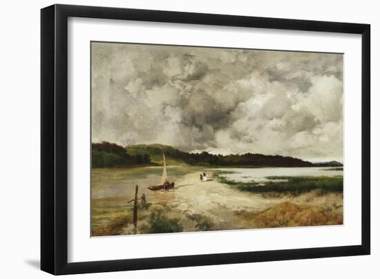 A Passing Shower on Long Island, 1885-Alfred Thompson Bricher-Framed Giclee Print