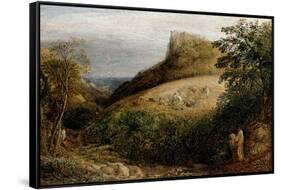 A Pastoral Scene, 19th Century-Samuel Palmer-Framed Stretched Canvas