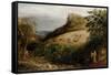 A Pastoral Scene, 19th Century-Samuel Palmer-Framed Stretched Canvas