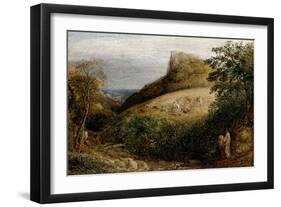 A Pastoral Scene, 19th Century-Samuel Palmer-Framed Giclee Print