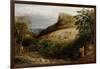 A Pastoral Scene, 19th Century-Samuel Palmer-Framed Giclee Print