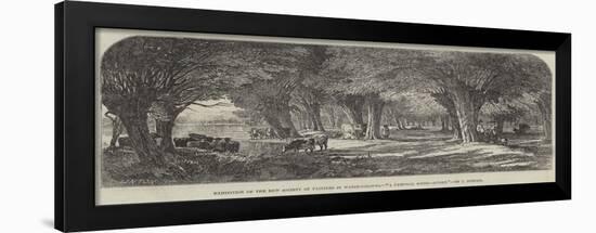 A Pastoral Scene, Sunset-null-Framed Giclee Print