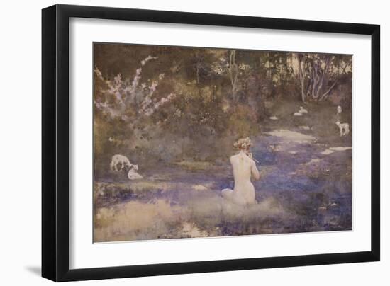 A Pastoral-John Reinhard Weguelin-Framed Giclee Print