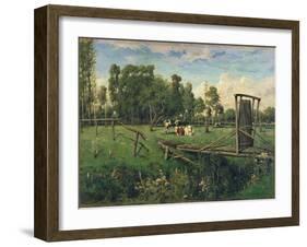 A Pasture in Normandy-Constant-emile Troyon-Framed Giclee Print