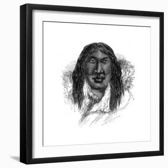 A Patagonian, 1848-null-Framed Giclee Print