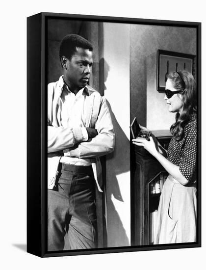 A Patch Of Blue, Sidney Poitier, Elizabeth Hartman, 1965-null-Framed Stretched Canvas