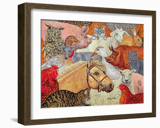 A Patchwork for Laura, 1993-Ditz-Framed Giclee Print