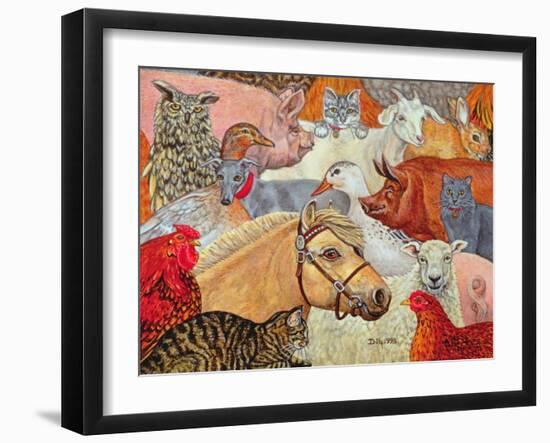 A Patchwork for Laura, 1993-Ditz-Framed Giclee Print