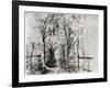 A Path Bordered by Trees, C1620-1625-Peter Paul Rubens-Framed Giclee Print