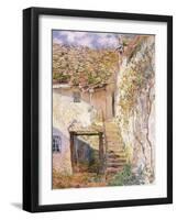 A Path on the Edges of Pontoise-Camille Pissarro-Framed Giclee Print