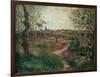 A Path Through the Fields (Pontoise)-Camille Pissarro-Framed Giclee Print