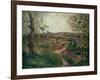 A Path Through the Fields (Pontoise)-Camille Pissarro-Framed Giclee Print