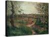 A Path Through the Fields (Pontoise)-Camille Pissarro-Stretched Canvas