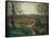 A Path Through the Fields (Pontoise)-Camille Pissarro-Framed Stretched Canvas