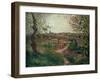 A Path Through the Fields (Pontoise)-Camille Pissarro-Framed Giclee Print