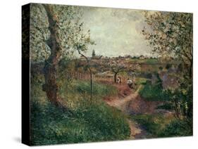 A Path Through the Fields (Pontoise)-Camille Pissarro-Stretched Canvas