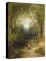A Path through the Wood-Henry John Boddington-Stretched Canvas