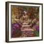 A Pathway in Monet's Garden, Giverny, 1902-Claude Monet-Framed Premium Giclee Print