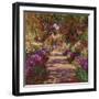 A Pathway in Monet's Garden, Giverny, 1902-Claude Monet-Framed Premium Giclee Print