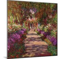 A Pathway in Monet's Garden, Giverny, 1902-Claude Monet-Mounted Premium Giclee Print