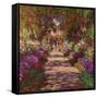 A Pathway in Monet's Garden, Giverny, 1902-Claude Monet-Framed Stretched Canvas