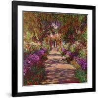 A Pathway in Monet's Garden, Giverny, 1902-Claude Monet-Framed Giclee Print