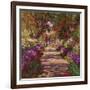 A Pathway in Monet's Garden, Giverny, 1902-Claude Monet-Framed Premium Giclee Print