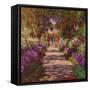 A Pathway in Monet's Garden, Giverny, 1902-Claude Monet-Framed Stretched Canvas