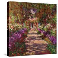 A Pathway in Monet's Garden, Giverny, 1902-Claude Monet-Stretched Canvas