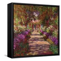 A Pathway in Monet's Garden, Giverny, 1902-Claude Monet-Framed Stretched Canvas