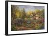 A Pathway of Color-Nicky Boehme-Framed Giclee Print