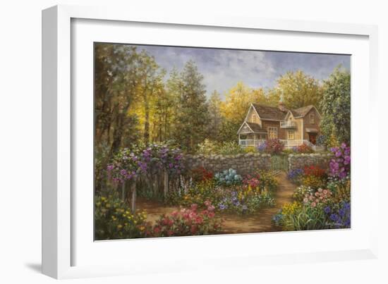 A Pathway of Color-Nicky Boehme-Framed Giclee Print