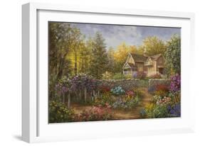 A Pathway of Color-Nicky Boehme-Framed Giclee Print