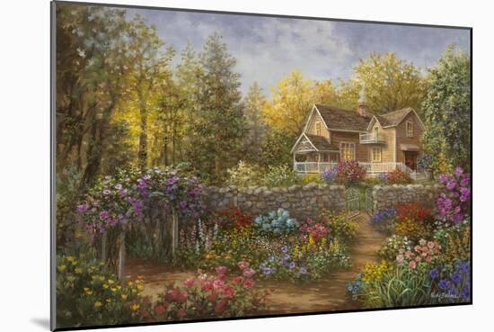 A Pathway of Color-Nicky Boehme-Mounted Giclee Print